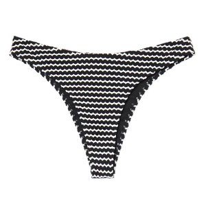 Cropp - Czarno-biały dół od bikini - czarny