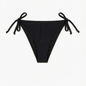 Cropp - Czarny dół od bikini z wiązaniem - czarny