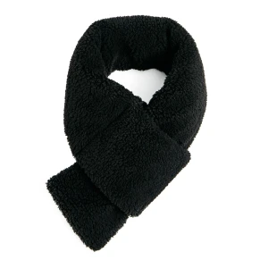 Cropp - Czarny szalik sherpa - czarny