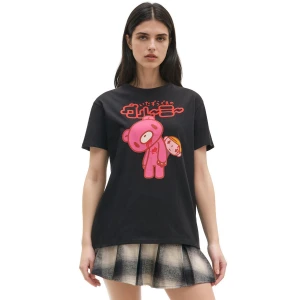 Cropp - Czarny T-shirt Gloomy Bear - czarny