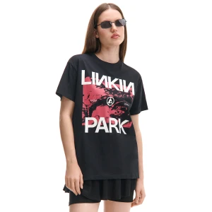 Cropp - Czarny T-shirt Linkin Park - czarny