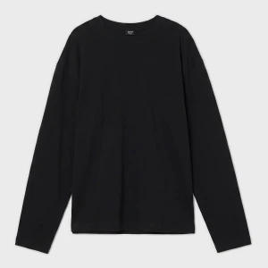 Cropp - Czarny T-shirt longsleeve - czarny