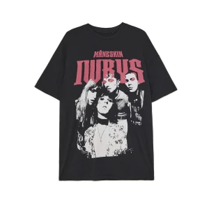 Cropp - Czarny T-shirt Måneskin - czarny