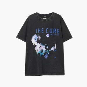 Zdjęcie produktu Cropp - Czarny T-shirt The Cure - czarny