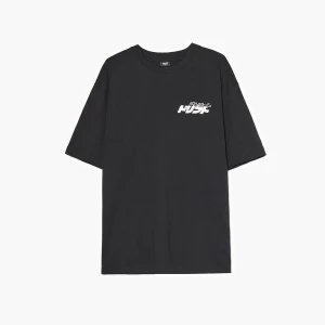 Zdjęcie produktu Cropp - Czarny T-shirt z racingowym motywem - czarny