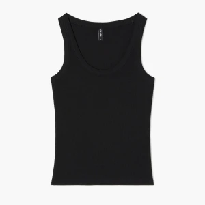 Cropp - Czarny tank top - czarny