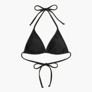 Cropp - Czarny wiązany stanik od bikini - czarny