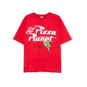 Cropp - Czerwona koszulka oversize z nadrukiem Toy Story - czerwony