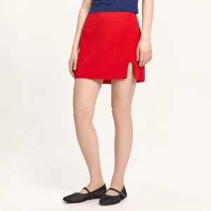 Cropp - Czerwona spódniczka mini - czerwony