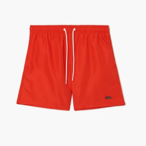 Cropp - Czerwone szorty kąpielowe basic - pomarańczowy