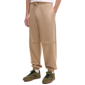 Cropp - Dresowe beżowe spodnie jogger - beżowy