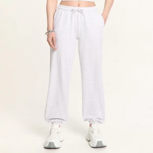 Cropp - Dresowe jasnoszare joggery z wysokim stanem - jasny szary