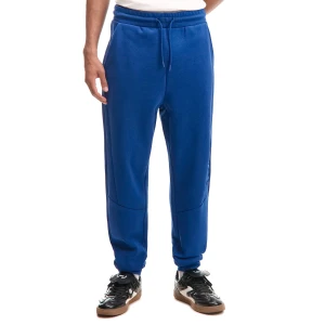 Cropp - Dresowe joggery regular z naszywką - granatowy