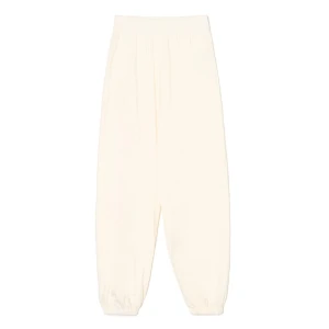 Cropp - Dresowe kremowe joggery z wiskozą - kremowy