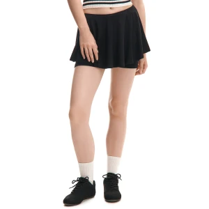 Cropp - Dresowe spódnico-spodenki - czarny