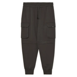 Cropp - Dresowe szare joggery regular cargo - szary