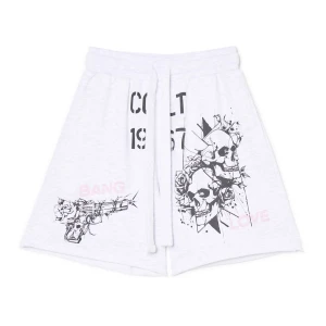 Cropp - Dresowe szorty typu bermudy - jasny szary