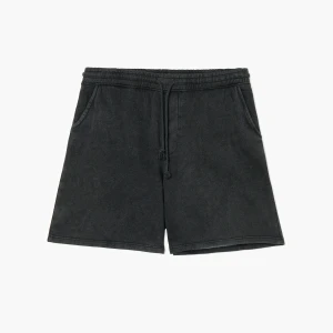 Cropp - Dresowe szorty z efektem sprania - czarny