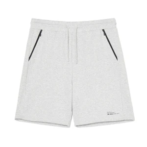 Cropp - Dresowe szorty z kieszeniami na zamek - jasny szary