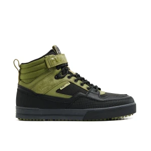 Cropp - Dwukolorowe sznurowane trapery z rzepem - zielony