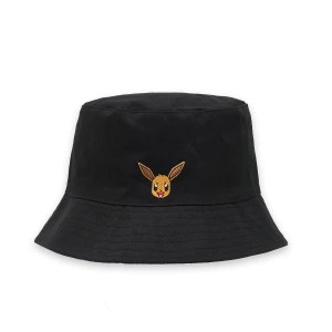 Cropp - Dwustronny bucket hat Pokémon - czarny
