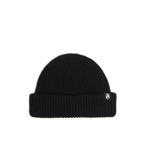 Cropp - Dzianinowa czapka short beanie - czarny