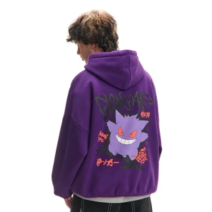 Cropp - Fioletowa bluza hoodie Pokémon - fioletowy