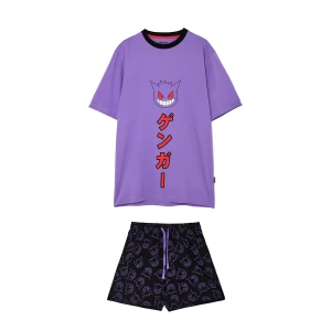 Cropp - Fioletowa piżama Pokémon - niebieski