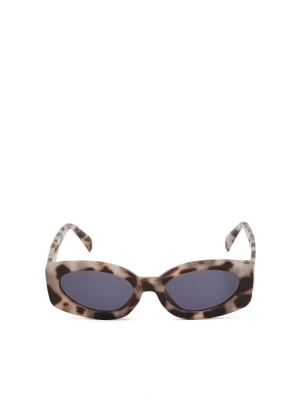 Cropp - Fioletowe okulary przeciwsłoneczne - Brązowy