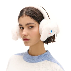 Cropp - Futrzane nauszniki Cinnamoroll - kremowy