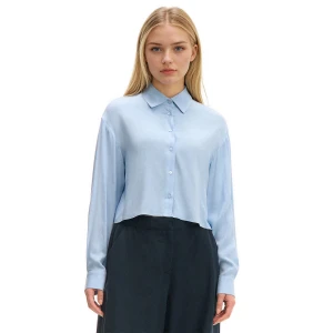 Cropp - Gładka błękitna koszula - błękitny