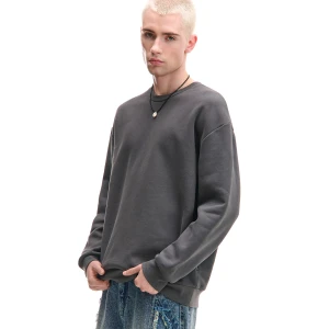 Cropp - Gładka bluza basic - czerwony