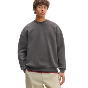 Cropp - Gładka bluza basic - czerwony