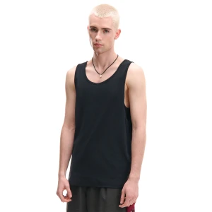 Cropp - Gładki czarny tank top - czarny