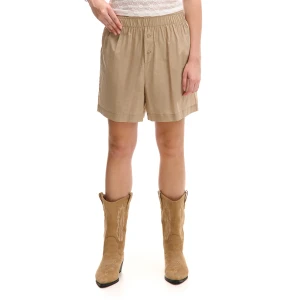 Cropp - Gładkie beżowe szorty - beżowy