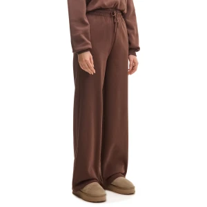 Cropp - Gładkie spodnie dresowe basic - kasztanowy