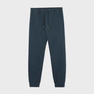 Cropp - Gładkie spodnie slim jogger - surowy granatowy