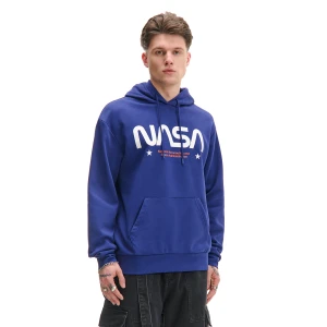 Zdjęcie produktu Cropp - Granatowa bluza z nadrukiem NASA - niebieski