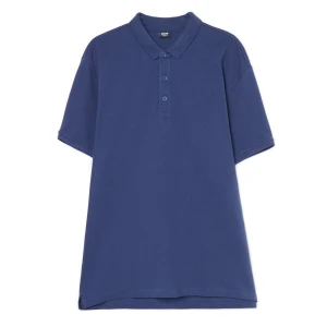 Cropp - Granatowa koszulka polo - granatowy