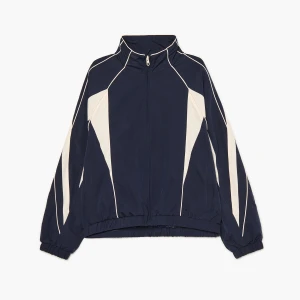 Cropp - Granatowa kurtka wiatrówka ze stójką - granatowy