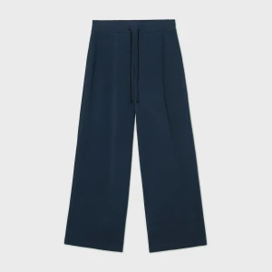 Cropp - Granatowe dresy straight fit PETITE - granatowy