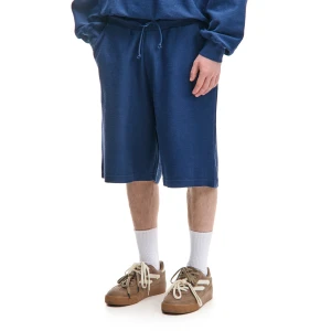 Cropp - Granatowe sztruksowe szorty - granatowy