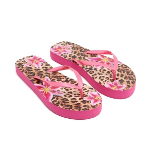 Cropp - Japonki w tropikalnym stylu - wielobarwny