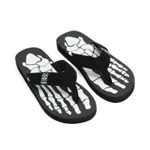 Cropp - Japonki ze świecącym w ciemności nadrukiem - czarny