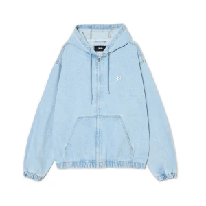 Cropp - Jasna jeansowa kurtka katana - niebieski