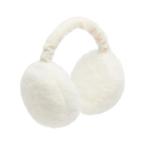 Cropp - Jasne futrzane nauszniki - kremowy