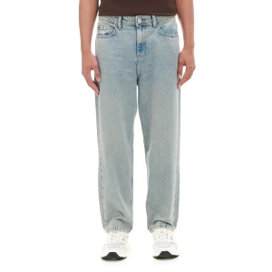 Cropp - Jasne jeansy loose - niebieski