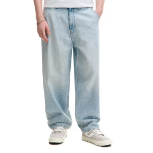 Cropp - Jasne jeansy skater z efektem sprania - niebieski