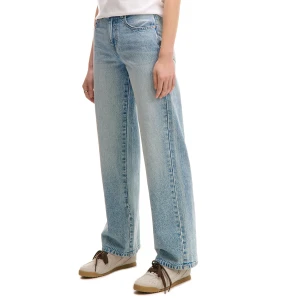 Cropp - Jasnoniebieskie jeansy straight PETITE - niebieski