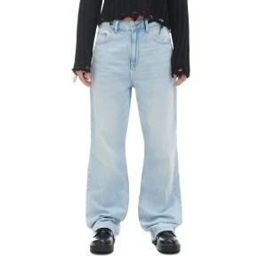 Cropp - Jasnoniebieskie jeansy wide leg - niebieski